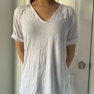 Nasty Gal white v-neck
